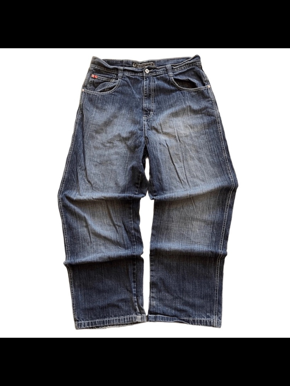 Rare Vtg Southpole 3180 Jeans 36x34(33) Y2K Classic Baggy Red Tab Denim Skater